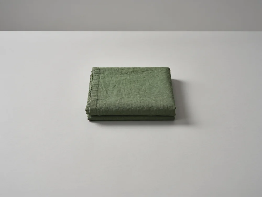 Linen duvet cover — 100% flax linen, plain weave